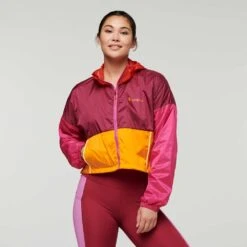 Cotopaxi Women's Teca Windbreaker Crop Jacket - Good Morning -QQ Styles 1200x1200 png F22 W Teca Crop Jacket Good Morning 1