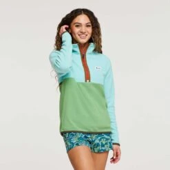 Cotopaxi Women's Amado Fleece Pullover - Sea Glass & Kelp -QQ Styles 1200x1200 png S23 W Amado Fleece Sea Glass Kelp 1