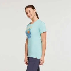 Women's Cotopaxi Vibe Organic T-Shirt - Sea Glass -QQ Styles 1200x1200 png S23 W Cotopaxi Vibe Organic T Shirt Sea Glass 3