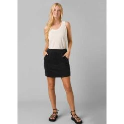 Prana Women's Cozy Up Sport Skirt - Black 9 Prana Women's Cozy Up Sport Skirt - Black -QQ Styles 1973481 BLACK ALT 8