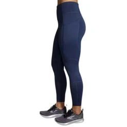 BROOKS Women's Method 7/8 Tight 2022 - Navy 11 BROOKS Women's Method 7/8 Tight 2022 - Navy -QQ Styles 221524 451 D4 Method 78 Tight