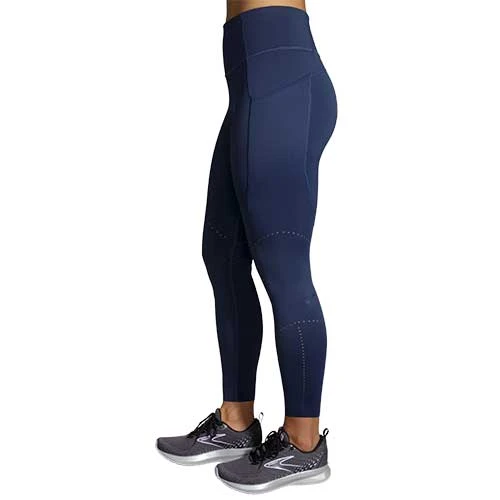 BROOKS Women's Method 7/8 Tight 2022 - Navy 3 BROOKS Women's Method 7/8 Tight 2022 - Navy - Image 3