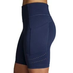 BROOKS Women's Method 8in Short Tight - Navy -QQ Styles 221525 451 D4 Method 8in Short Tight