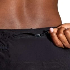 BROOKS Women's High Point 3in 2-in-1 Shorts - Black -QQ Styles 221611 001 D1 High Point 3in 2in1 Short