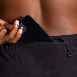 BROOKS Women's High Point 3in 2-in-1 Shorts - Black -QQ Styles 221611 001 D4 High Point 3in 2in1 Short