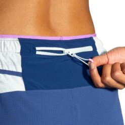 BROOKS Women's High Point 3" 2-in-1 Short - Aegean/Lt Slate -QQ Styles 221611 462 D1 High Point 3in 2in1 Short