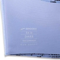 BROOKS Women's Dare Racerback 2.0 Run Bra - Blue Lavender Terrain Print 22 BROOKS Women's Dare Racerback 2.0 Run Bra - Blue Lavender Terrain Print -QQ Styles 350085 484 D7 Dare Racerback Run Bra 2