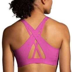 BROOKS Women's Dare Strappy 2.0 Run Bra - Frosted Mauve -QQ Styles 350088 607 MB Dare Strappy Run Bra 4