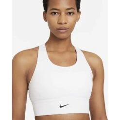 Women's Nike Swoosh Longline Bra Med Padded - White/Black 8 Women's Nike Swoosh Longline Bra Med Padded - White/Black -QQ Styles 44a10426 e216 48cf bfed bf5358476848