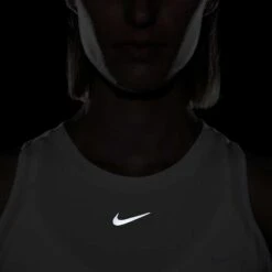 Women's Nike Dri-Fit One Luxe Standard Fit Tank- White -QQ Styles AURORA DD0615 100 PHSYM004 2000