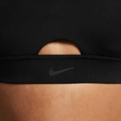 Women's Nike Indy Plunge Cutout Bra - Black/Dark Smoke Grey -QQ Styles AURORA DV9837 010 PHSYM003 2000