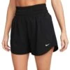 Women's Nike One Dri-Fit Ultra High Rise 3in Short - Black