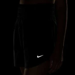 Women's Nike One Dri-Fit Ultra High Rise 3in Short - Black -QQ Styles AURORA DX6642 010 PHSYM200 2000