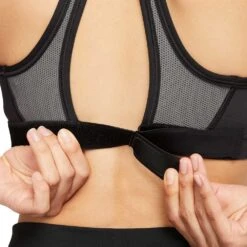 Women's Nike Dri-FIT Swoosh High Support Bra - Black 13 Women's Nike Dri-FIT Swoosh High Support Bra - Black -QQ Styles AURORA DX6815 010 PHSYM004 2000