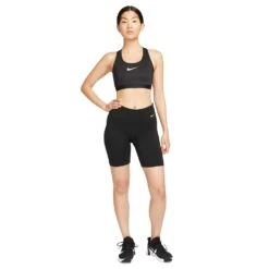Women's Nike Dri-FIT Swoosh High Support Bra - Black 11 Women's Nike Dri-FIT Swoosh High Support Bra - Black -QQ Styles AURORA DX6815 010 PHSYM005 2000