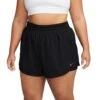 Women'sNike Dri-FIT One High-Rise 3" 2-in-1 Shorts (Plus)- Black