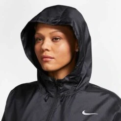Women's Nike Essential Jacket - Black 14 Women's Nike Essential Jacket - Black -QQ Styles CZ2851 010 PHSYM001 1