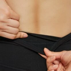 Women's Nike One Mid-Rise 7" Short - Black/White -QQ Styles DD0243 010 PHSYM004 2000