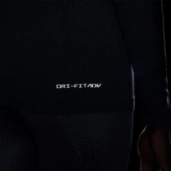 Women's Nike Dri-FIT ADV Seamless Long Sleeve Top - Black/Reflective Silver -QQ Styles DD0593 010 PHSYM005 2000