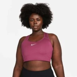 Nike Women's Swoosh Bra - Rosewood