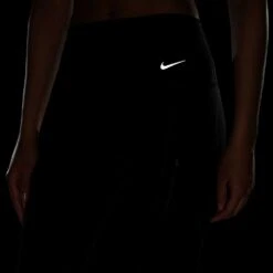 Women's Nike Dri-FIT Go High Rise 7/8 Tight - Black/Black -QQ Styles DQ5636 010 PHSYM200 1500