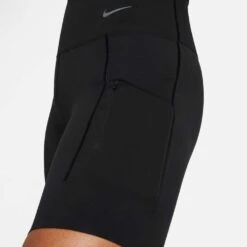Women's Nike Dri-Fit Go High Rise 8in Short - Black 13 Women's Nike Dri-Fit Go High Rise 8in Short - Black -QQ Styles DQ5923 010 PHSYM007