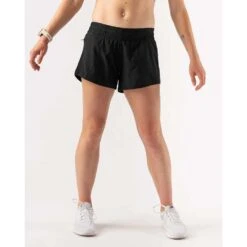 Women's Feelin' Fine 4" Running Short - Black -QQ Styles DSC01737 5000x cef82a06 1a09 49ce 8a95 8667778f971e