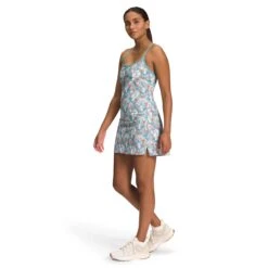 NORTH FACE Women's Arque Hike Dress - Reef Waters Wild Daisy Print -QQ Styles NF0A5J7D IP8 model34