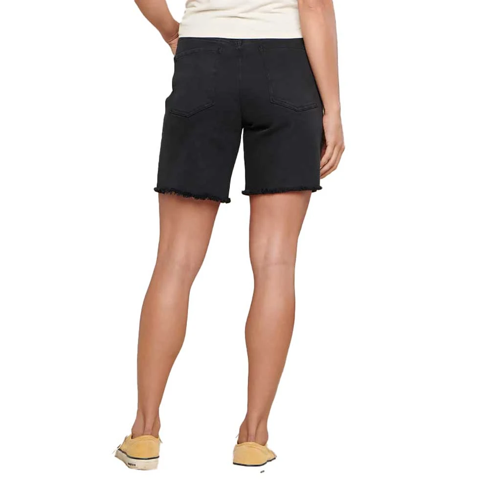 Women's Balsam Seeded Cutoff Short - Washed Black 2 Women's Balsam Seeded Cutoff Short - Washed Black - Image 2