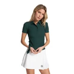 Vuori Women's Mudra Fitted Polo - Grass