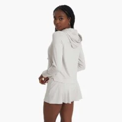 Vuori Women's Halo Performance Skirt - Salt Heather -QQ Styles VW226HST SP23 W ECOMM FLEECE 1316 TOP 1x1 f00bdd2b 9691 4a2a ba28 53de5e313fe9 1200x crop center jpg