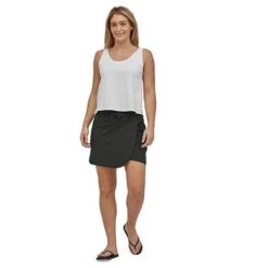 Patagonia Women's Fleetwith Skort - Black -QQ Styles WBS21 58635 BLK SV3 1