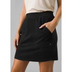 Prana Women's Cozy Up Sport Skirt - Black 8 Prana Women's Cozy Up Sport Skirt - Black -QQ Styles cozy up skirt 3