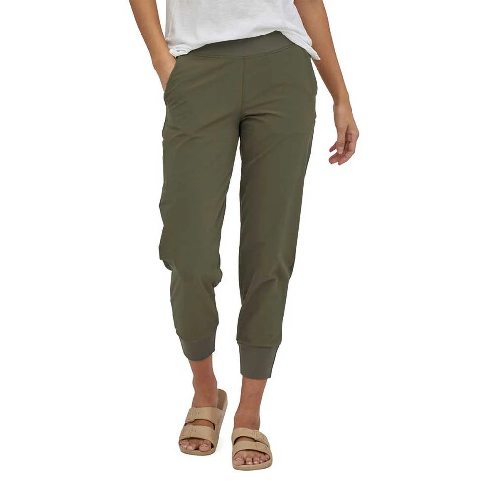 Patagonia Women's Happy Hike Studio Pant - Basin Green 2 Patagonia Women's Happy Hike Studio Pant - Basin Green - Image 2
