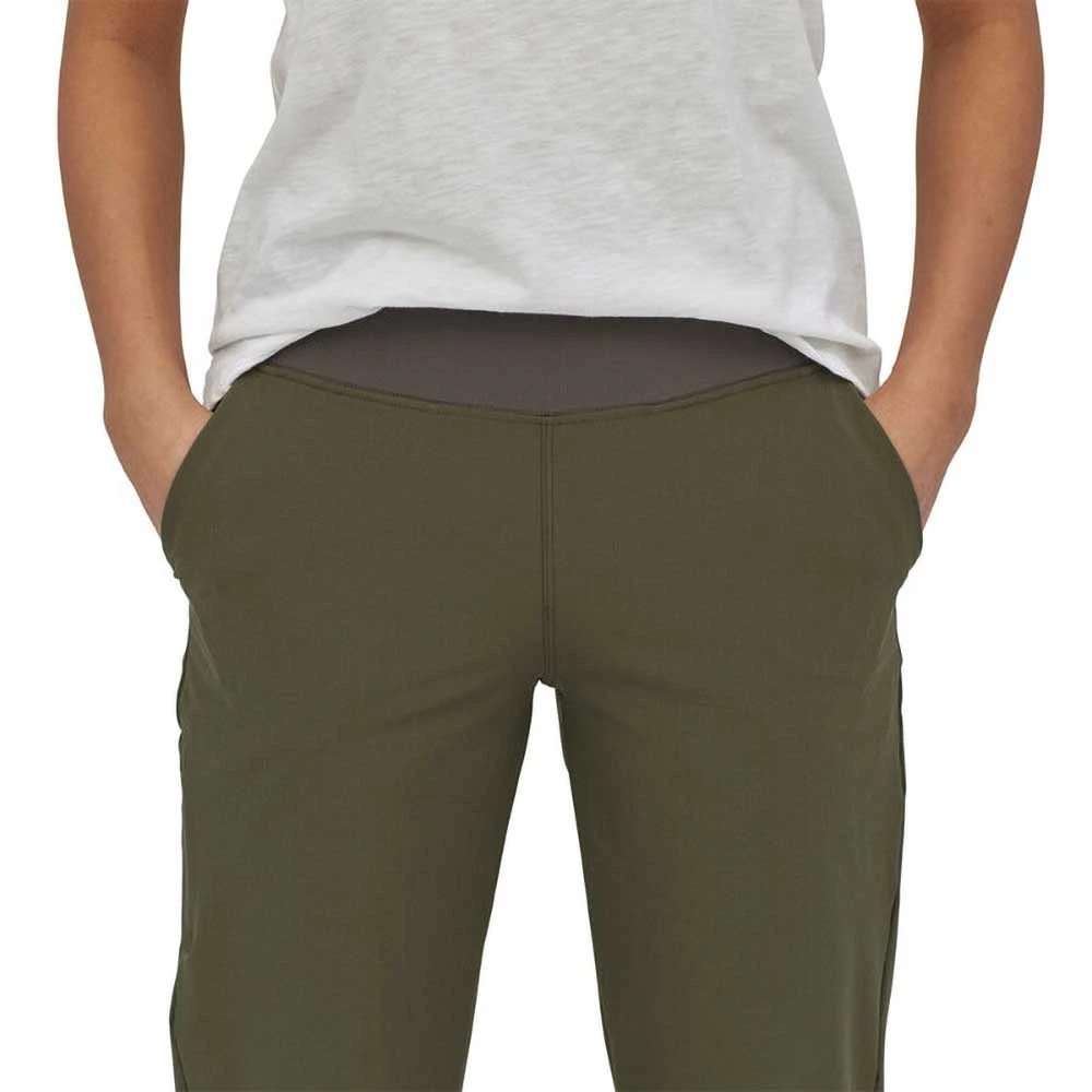 Patagonia Women's Happy Hike Studio Pant - Basin Green 4 Patagonia Women's Happy Hike Studio Pant - Basin Green - Image 4